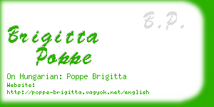 brigitta poppe business card